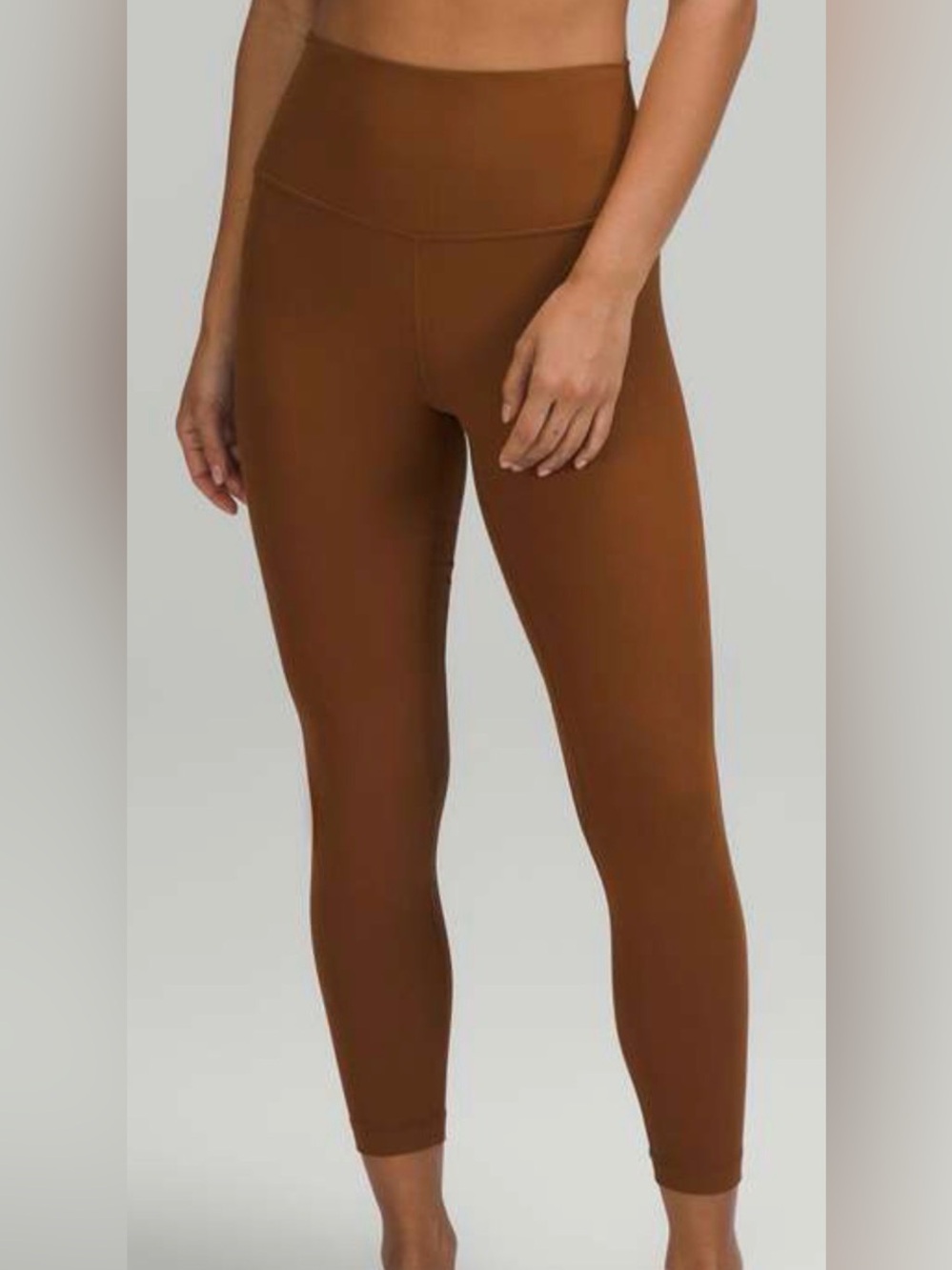 Lululemon Align Ribbed High-Rise Pant 25" Roasted Brown Size 4